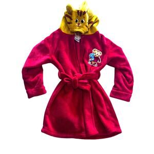 Daniel Tiger's Neighborhood Toddler 5T Fleece Hooded Bathrobe With Ears